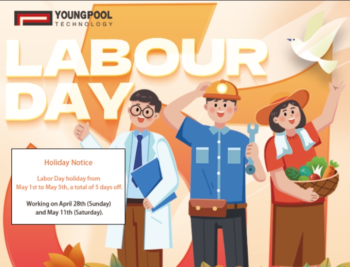 Youngpool Technology les desea unas felices vacaciones por el Día del Trabajo
